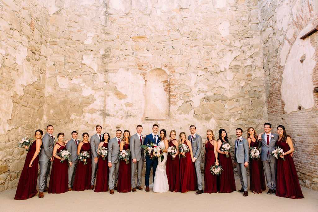 16 Bridal Party Photos after the ceremony