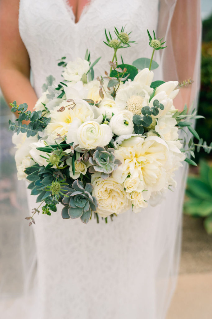 2 - White Bridal Bouquet