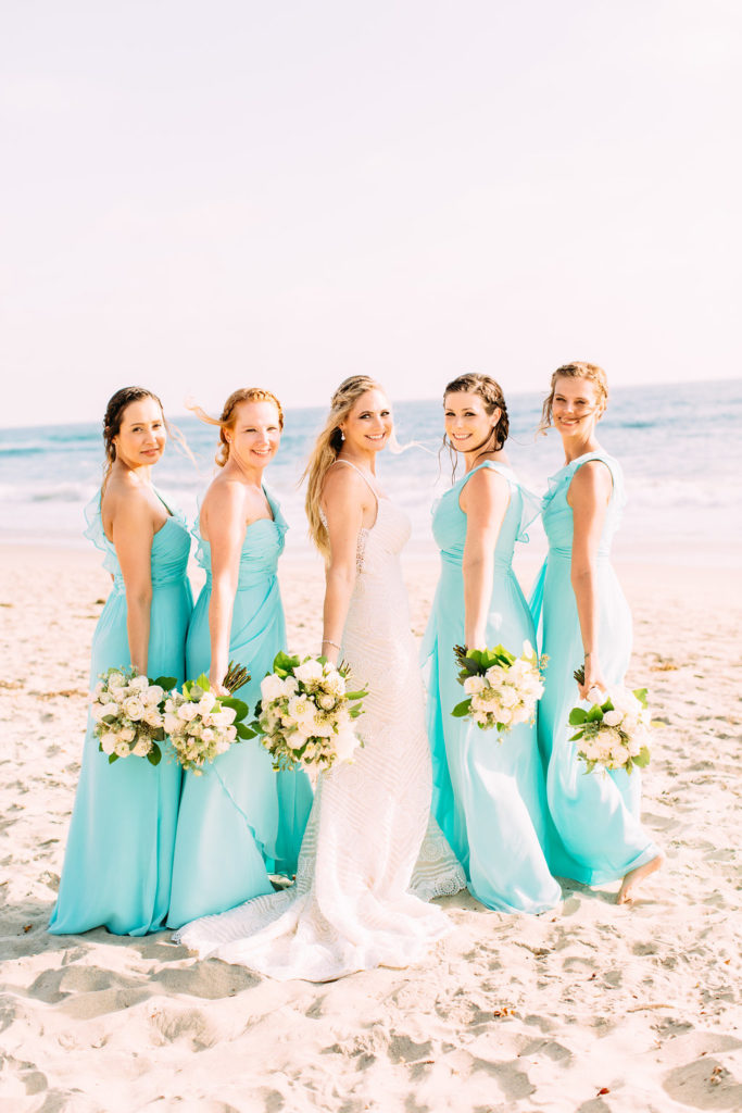 Bridesmaids in Salt Creek Beach