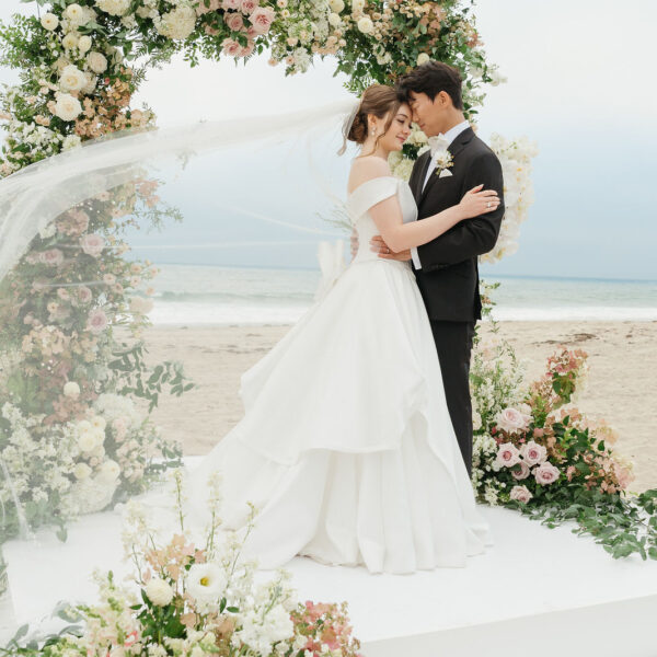 Oceanfront wedding